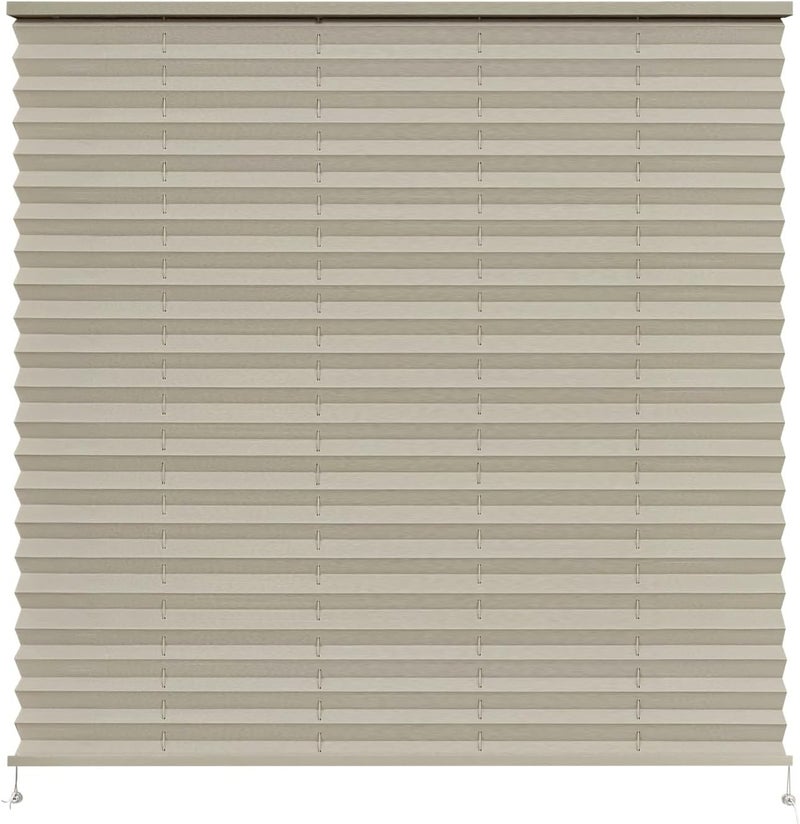 Dulepax RV Blinds - Pleated Shades, 44" W x 38" L Cappuccino RV Window Shades for Camper, Travel Trailers & Motorhome Windows - Image 1